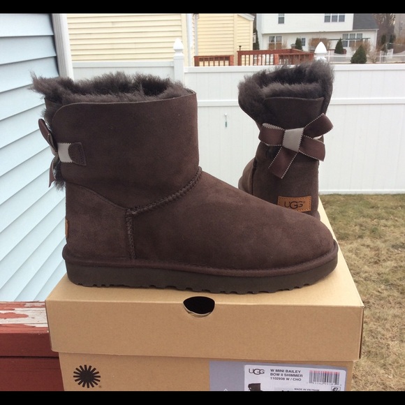 UGG MINI BAILEY BOW II SHIMMER - Picture 2 of 6